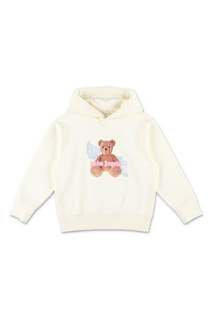 felpa in cotone bianco PALM ANGELS KIDS | PGBB015C99FLE0020460